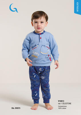 NEUGEBORENEN-PYJAMAS M/L V10013 Tellini S.R.L. Großhandelskleidung